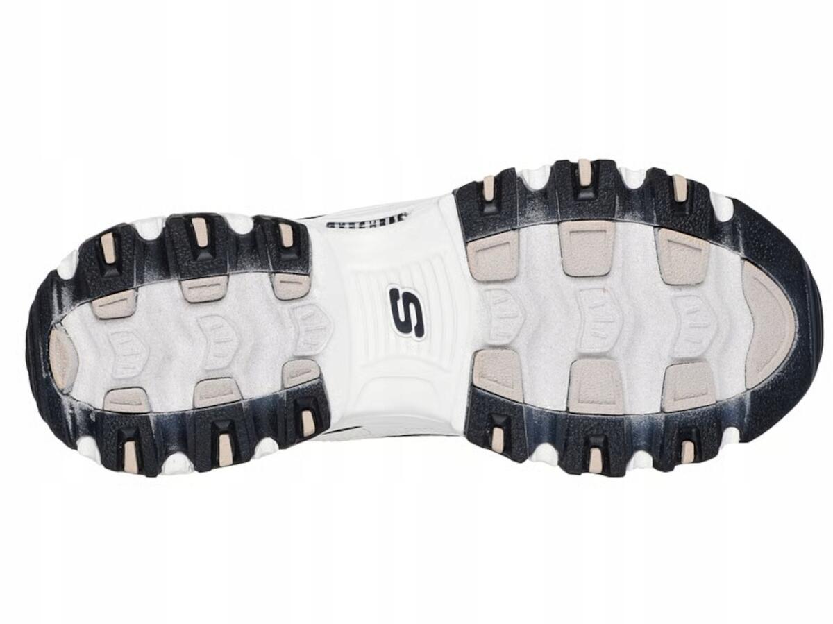 Buty damskie Skechers D'LITES 150536-NTBK sportowe beżowo-czarne 38,5 6/6