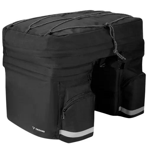 Double Pannier 60L Rain Cover Reflectors Black