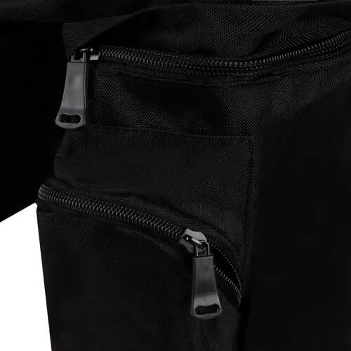 Dubbele Fietstas 60L Regenhoes Reflectoren Zwart 4/7