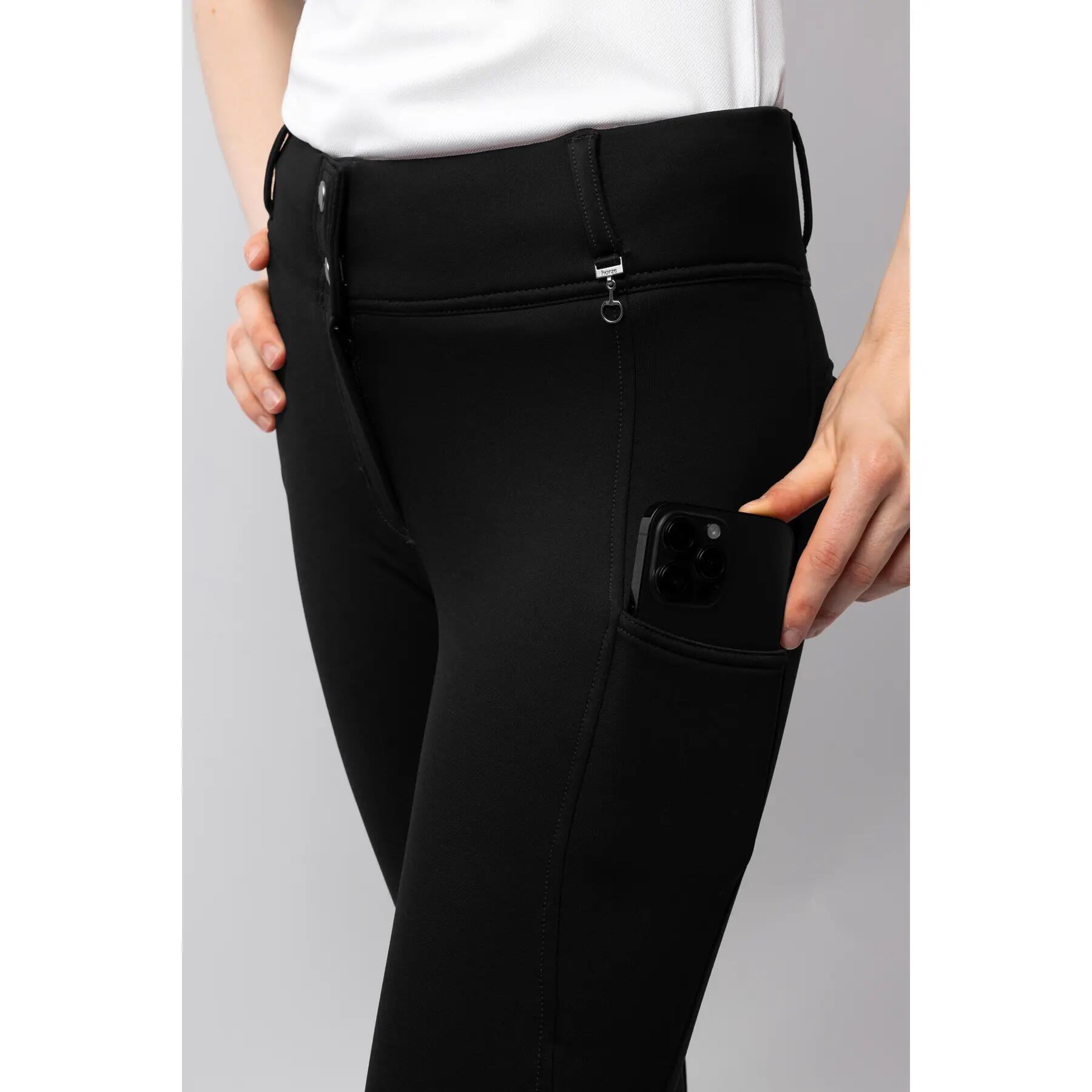 Leggings de equitación térmicos con agarre total para mujer Horze Mira 6/7