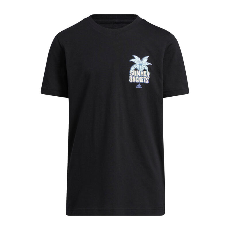T-shirt Big Kids Summer Hoops Graphic