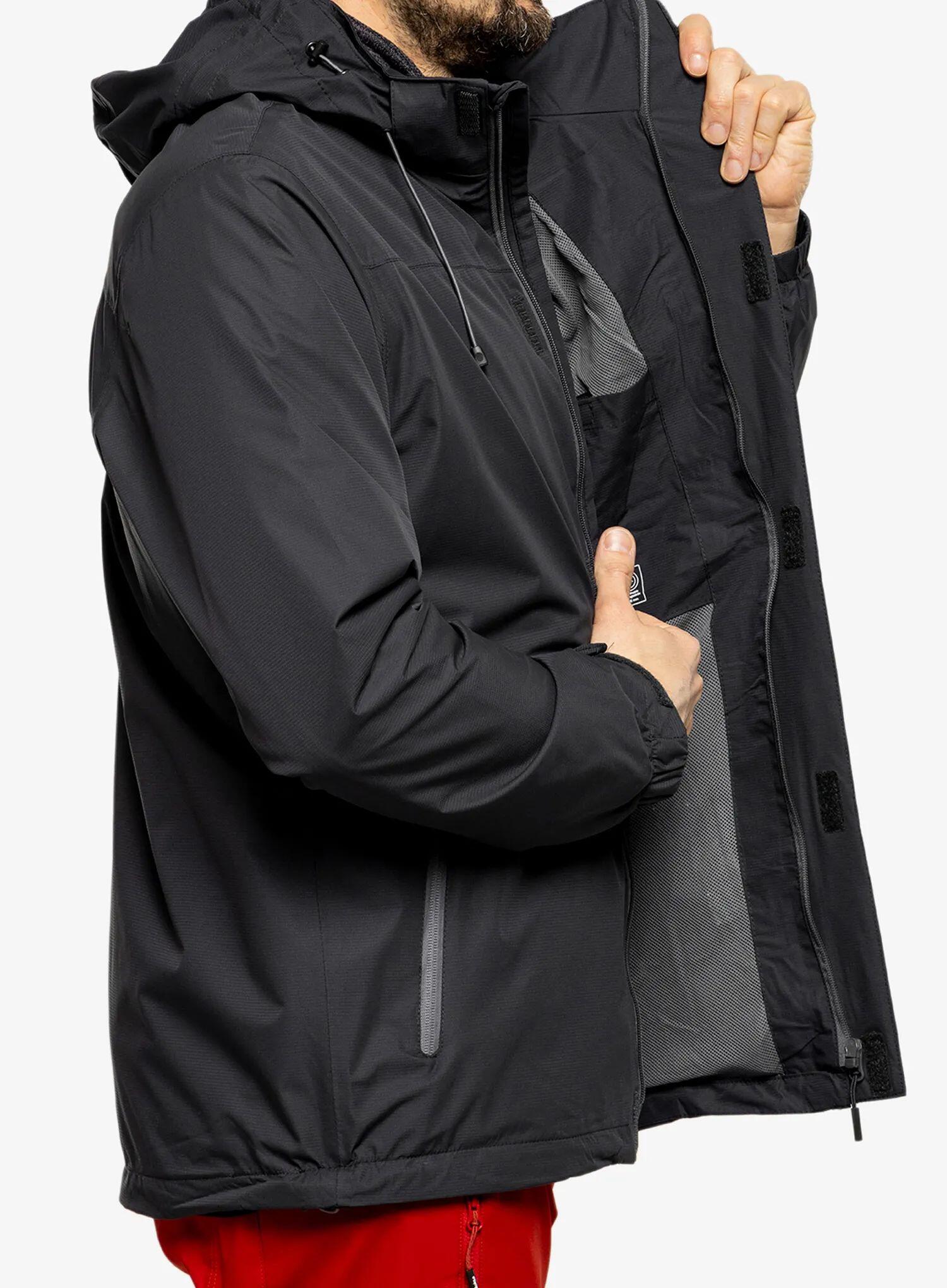 Regenjacke wasserdicht winddicht ultraleicht Herren - Jacket Zip Hood 6/7