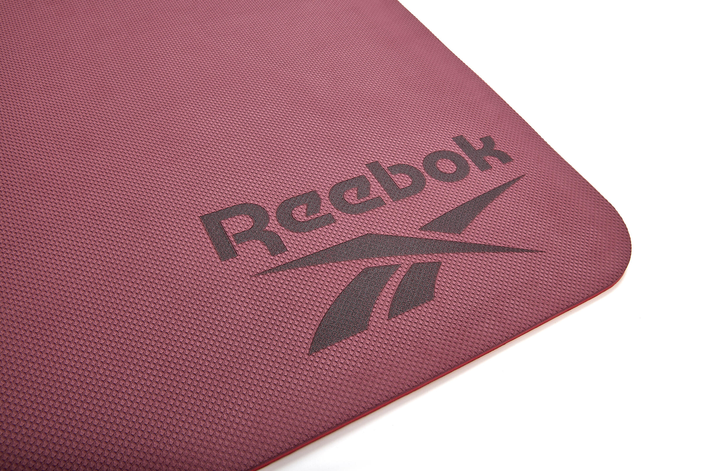 Reebok Yogamatte, 6mm, doppelseitig, Rot 7/7