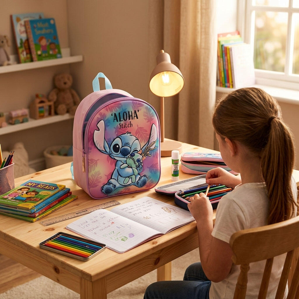 Mochila infantil 3D Stitch Simply Special Aloha 795-00307 7/7