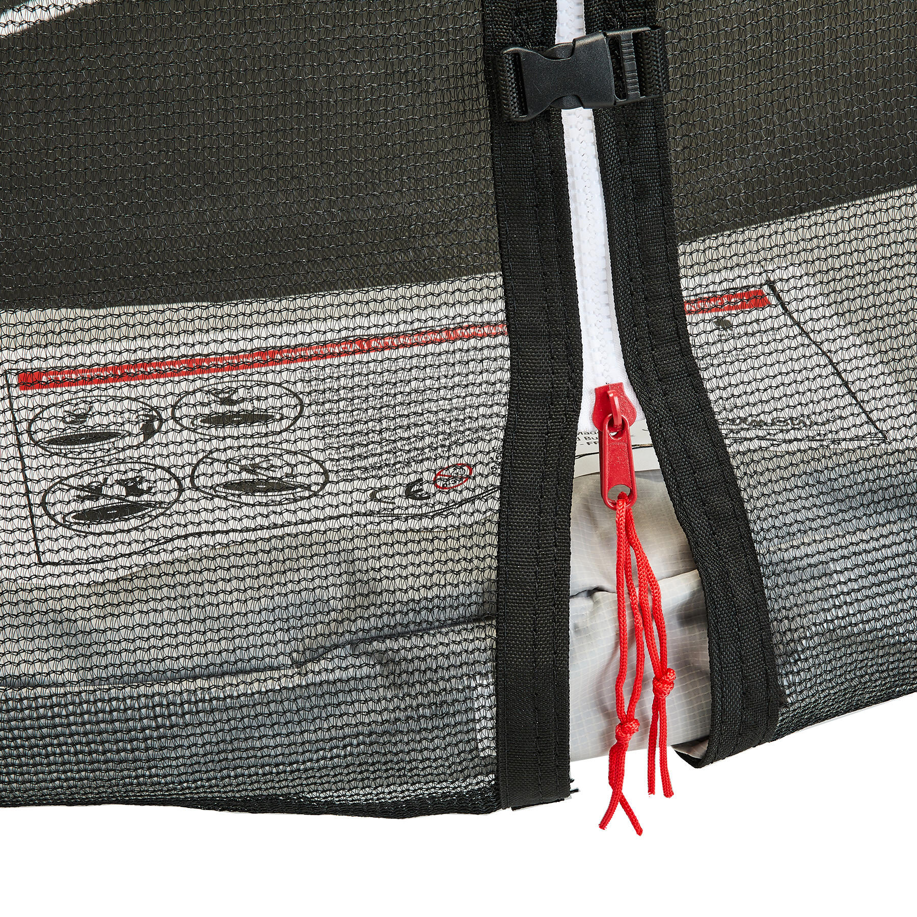 Trampoline RALLI Ø 183 filet sécurité jardin bleu gris – Garantie 5 ans 5/7