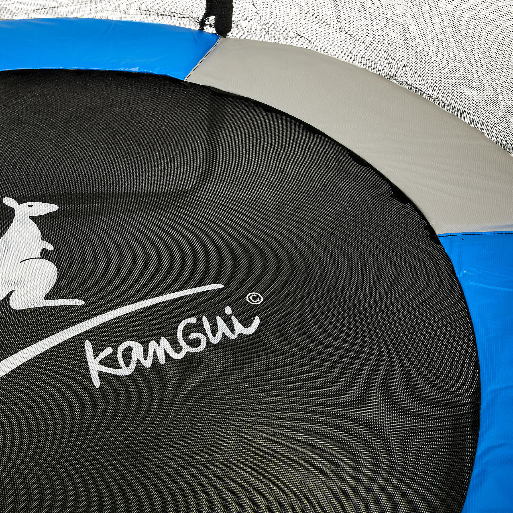 Trampoline RALLI Ø 183 filet sécurité jardin bleu gris – Garantie 5 ans 4/7