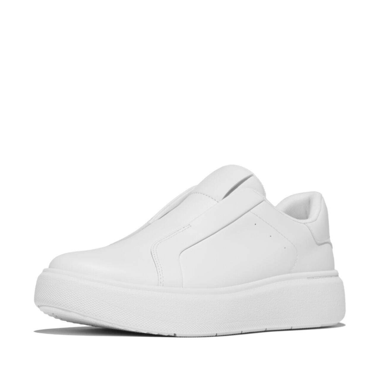 Zapatillas sin cordones de cuero para mujer FitFlop Rtg 2/7