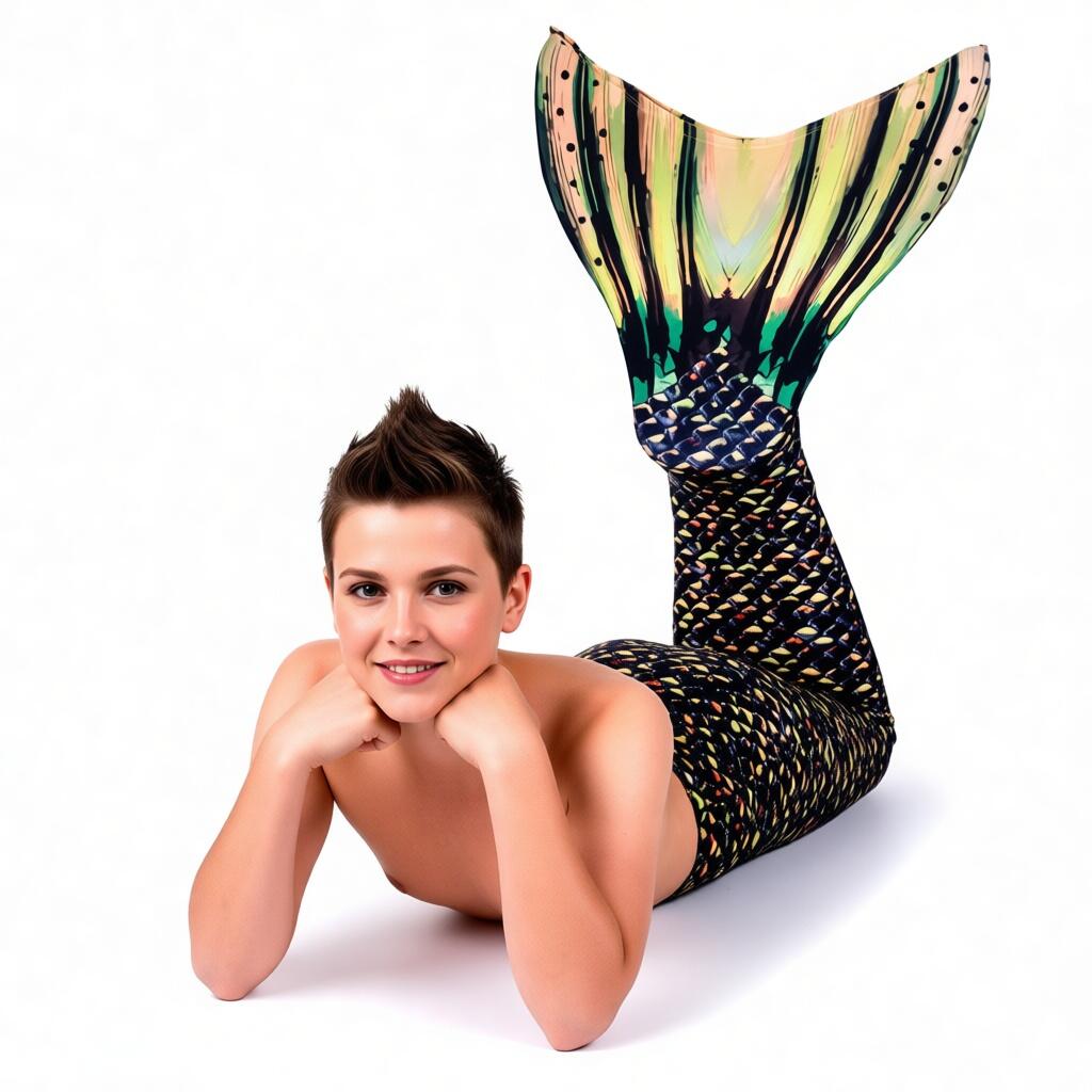 Meerjungfrauenflosse Teens und Erwachsene zum Schwimmen Sea Monster JL 2/3