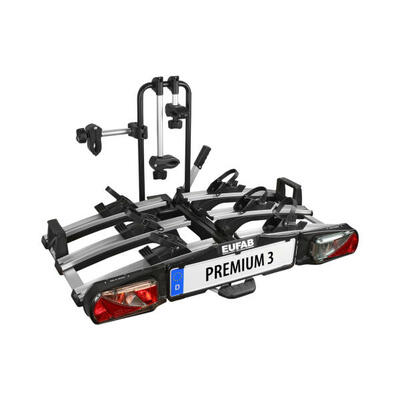 Fietsendrager op inklapbare, kantelbare trekhaak eufab premium vae / e bike