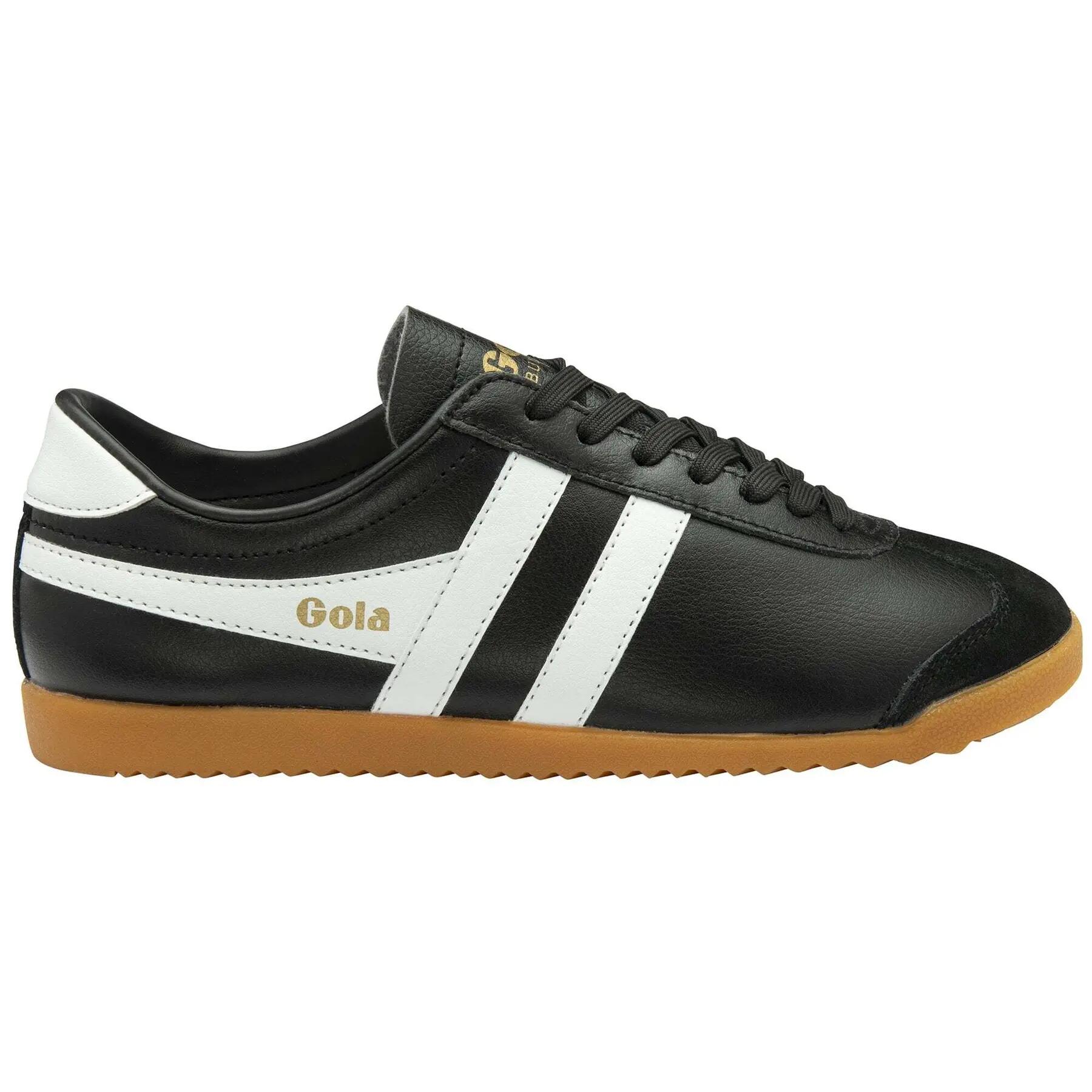 Gola Sapatilhas De Atacadores Em Couro Para Bullet Mulher Preto Branco da Decathlon