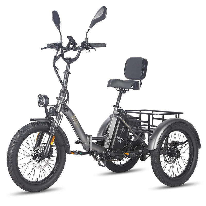 Triciclu electric pliabil Fafrees F20 MATE, baterie detașabilă de 48V 23.45Ah