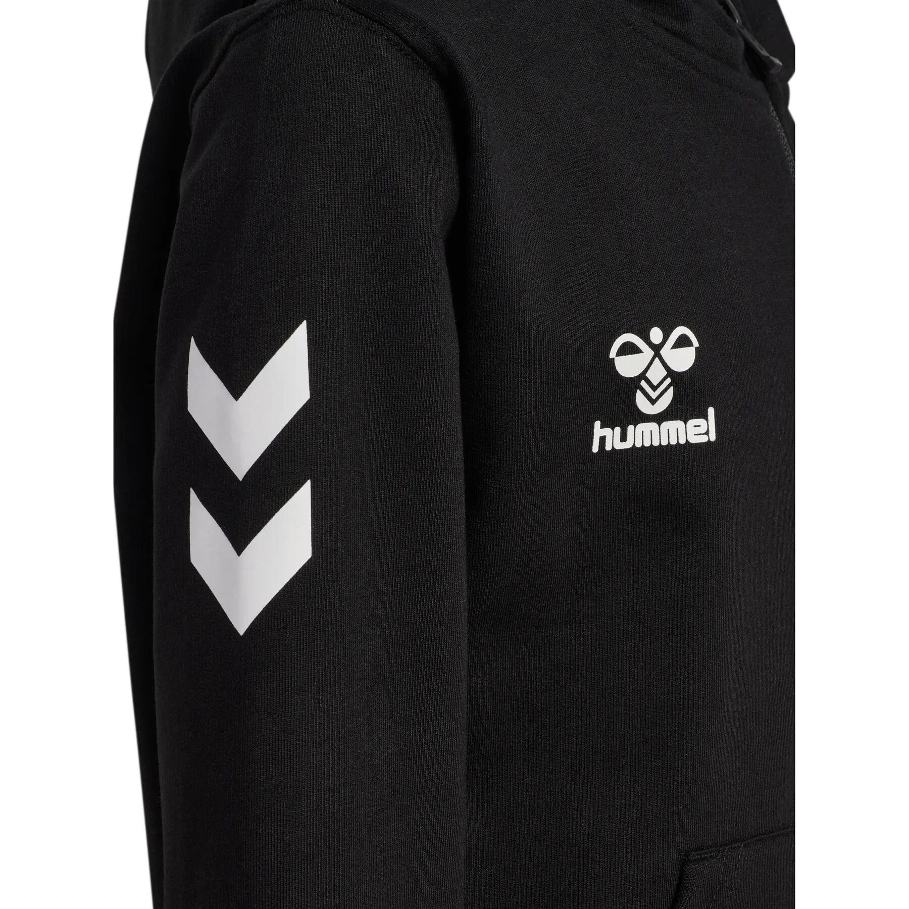 hummel Classic Chevron - Felpa con Cappuccio e Zip, da Uomo