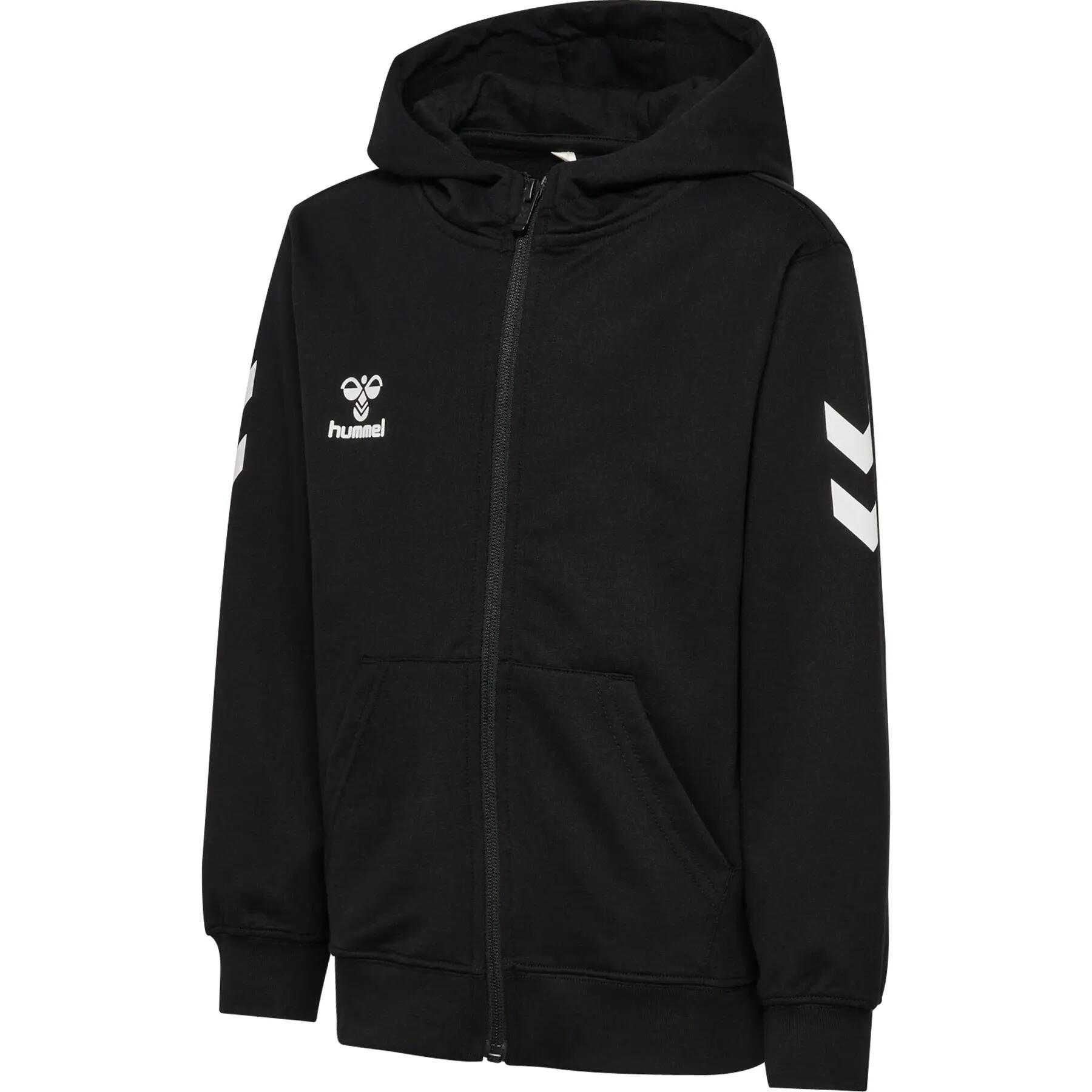 Hummel Felpa con mezza zip Durban Blu | Traininn