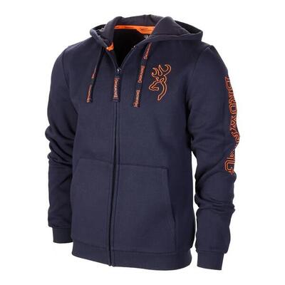 Hooded sweatshirt met rits browning snapshot