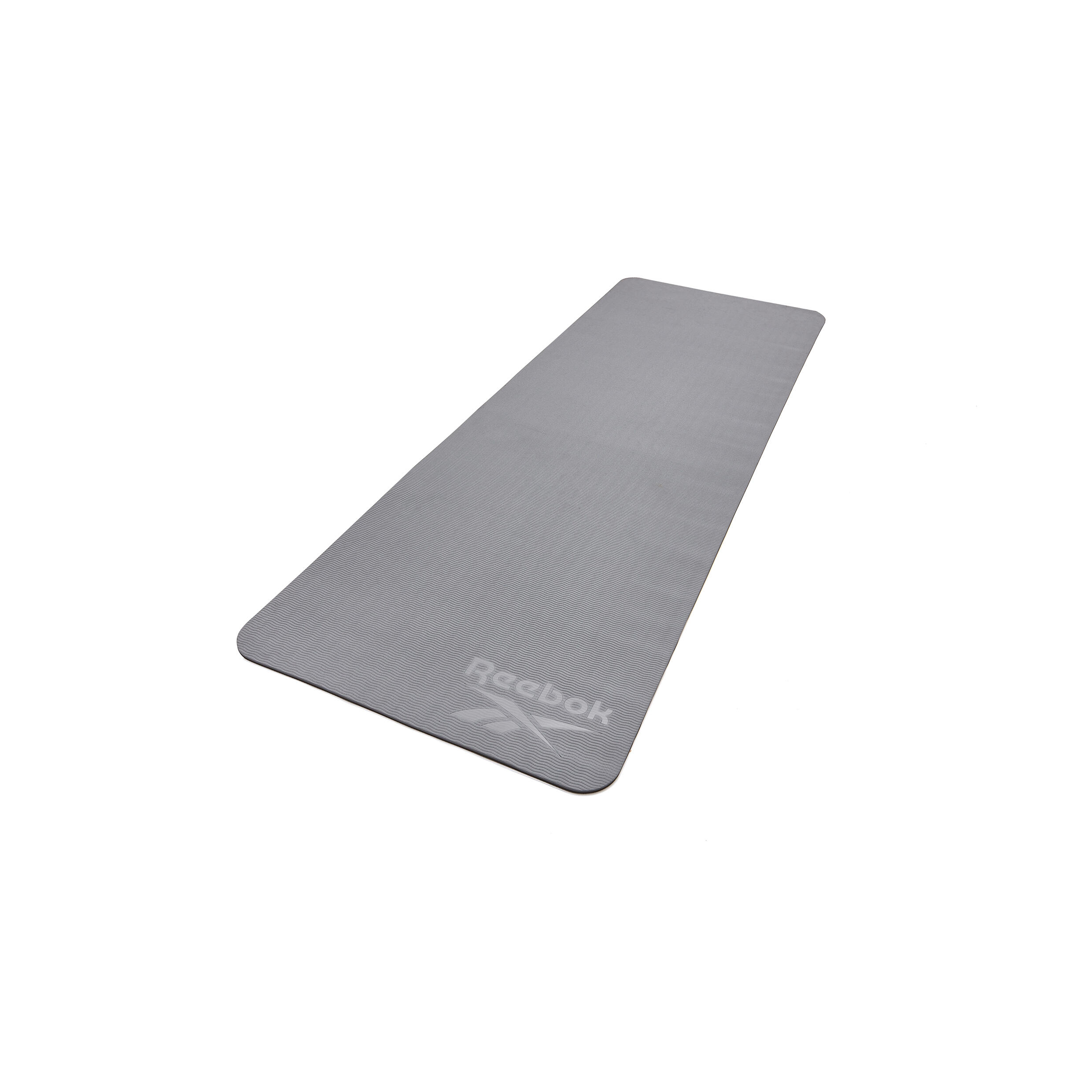Tapis de yoga Reebok, 6 mm, double face, noir/gris 4/7
