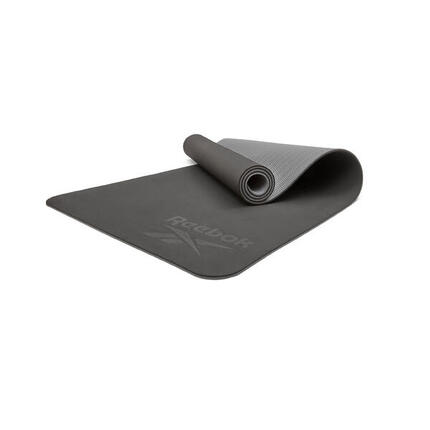 Tapis de yoga Reebok, 6 mm, double face, rouge
