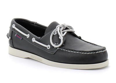 Docksides scarpe da barca uomo blue-nite leather