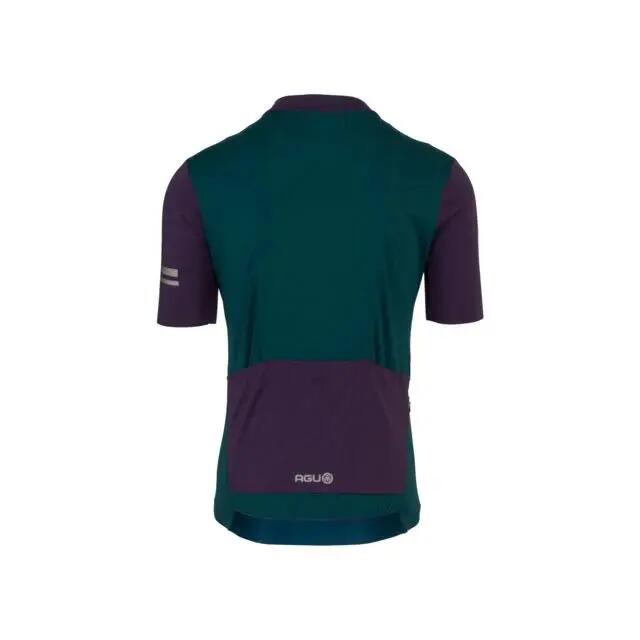 Maillot de cyclisme Homme Gravel respirant stretch vert 2/7