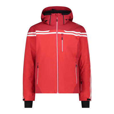 Gevoerde ski-jas met rits en capuchon cmp