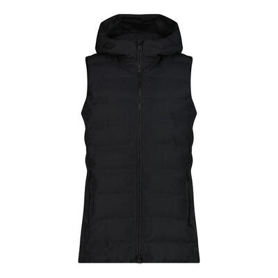 Donsvest zonder mouwen met rits en capuchon voor dames cmp