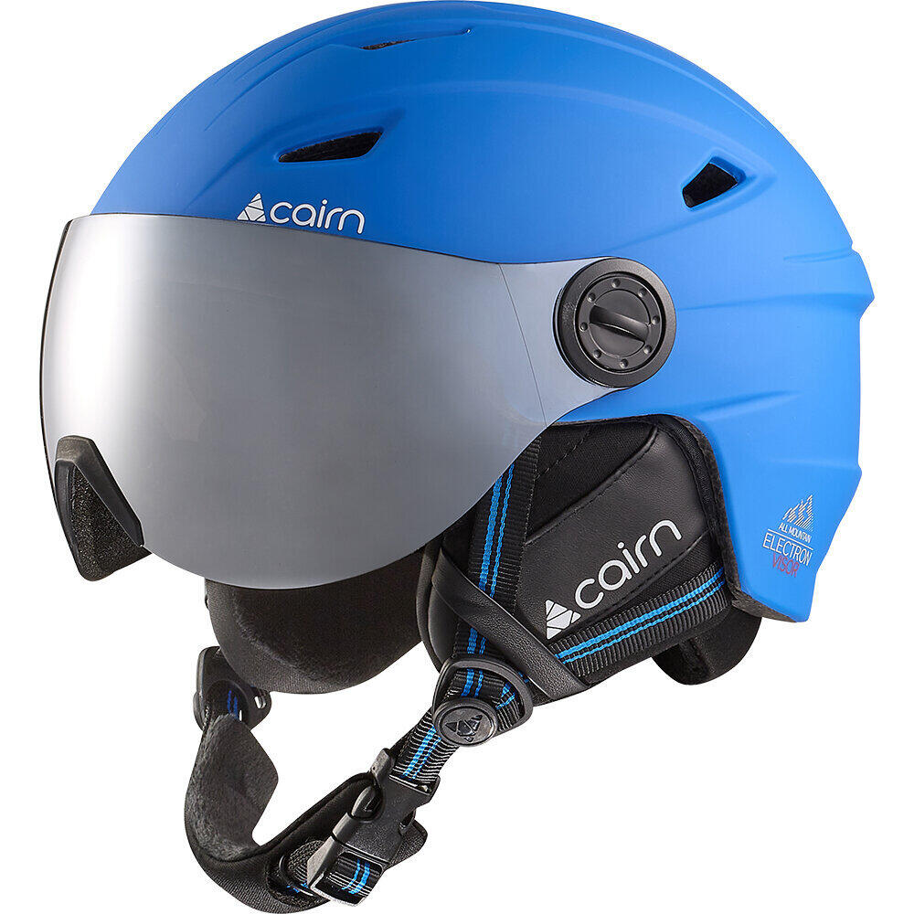 Cairn Electron Visor Kids' Ski Helmet - Blue