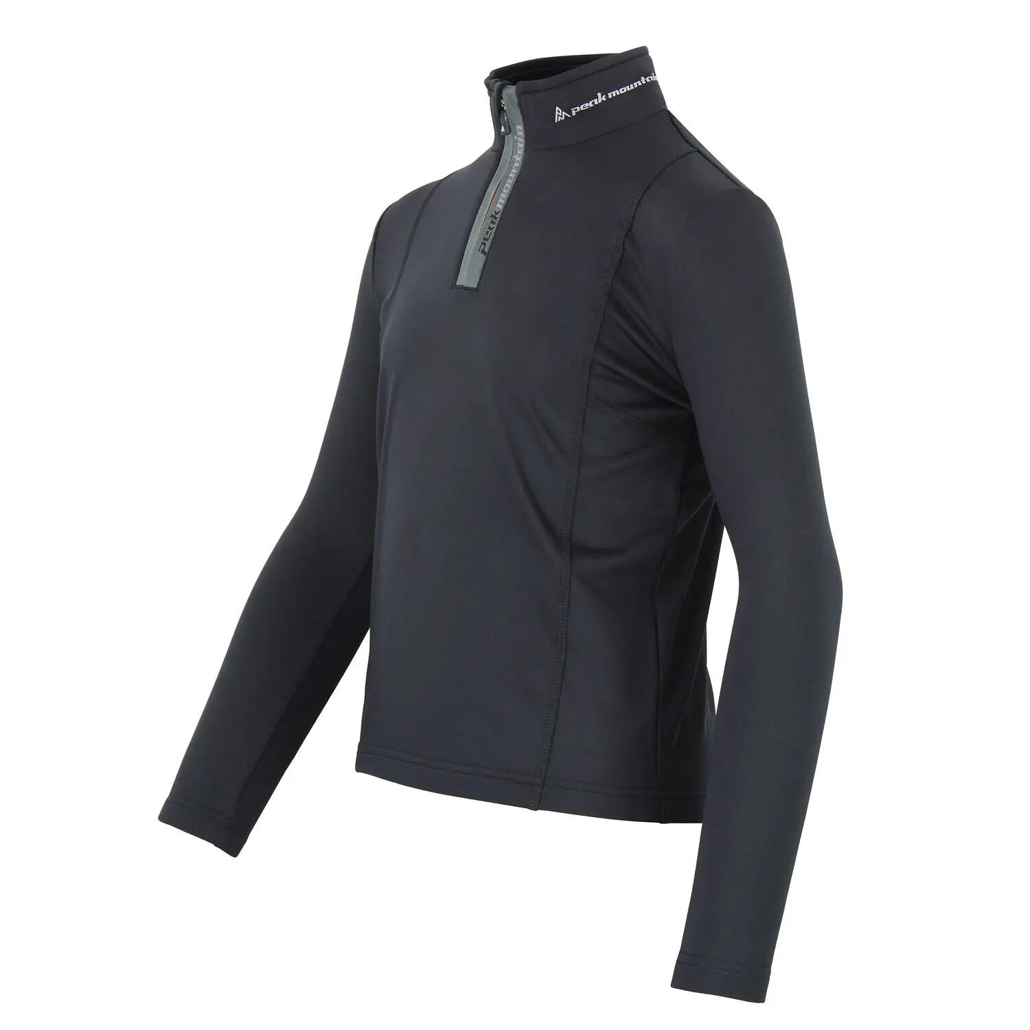 Camiseta segunda piel con cremallera para niño Peak Mountain Ecanevi 3/4