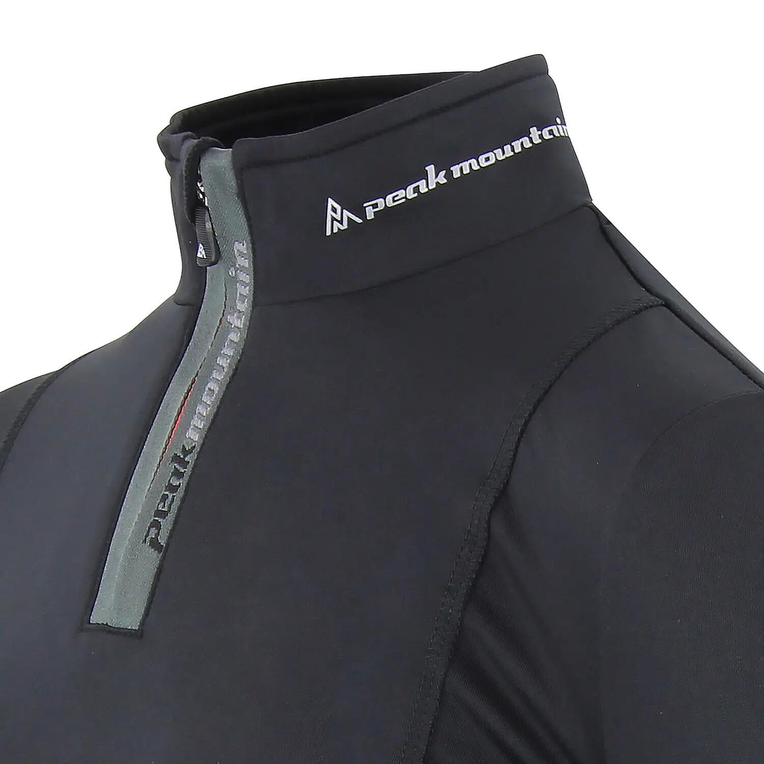 Camiseta segunda piel con cremallera para niño Peak Mountain Ecanevi 4/4