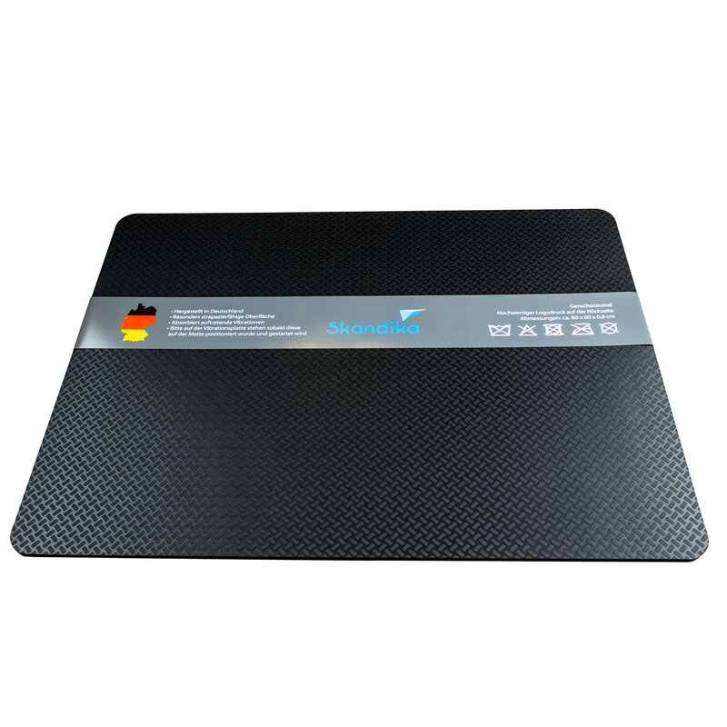 Vibrationsdämpfungsmatte - Fitness - Schwarz - Multifunktionsmatte