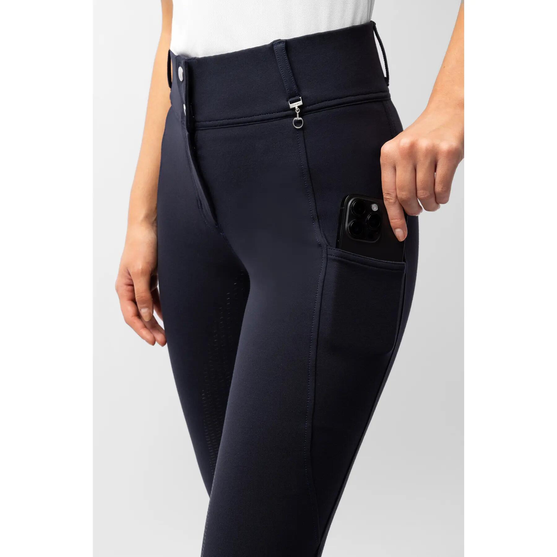 Calças de equitação full grip para mulher Horze Mira 6/7