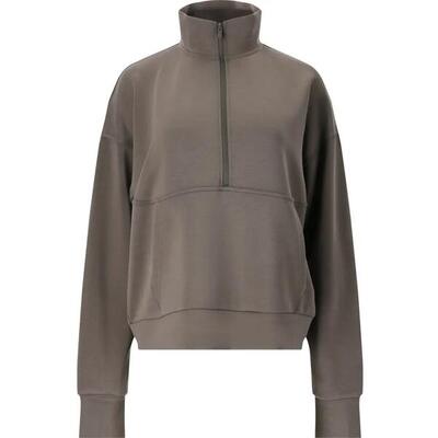 Dames sweatshirt met halve rits athlecia jillnana