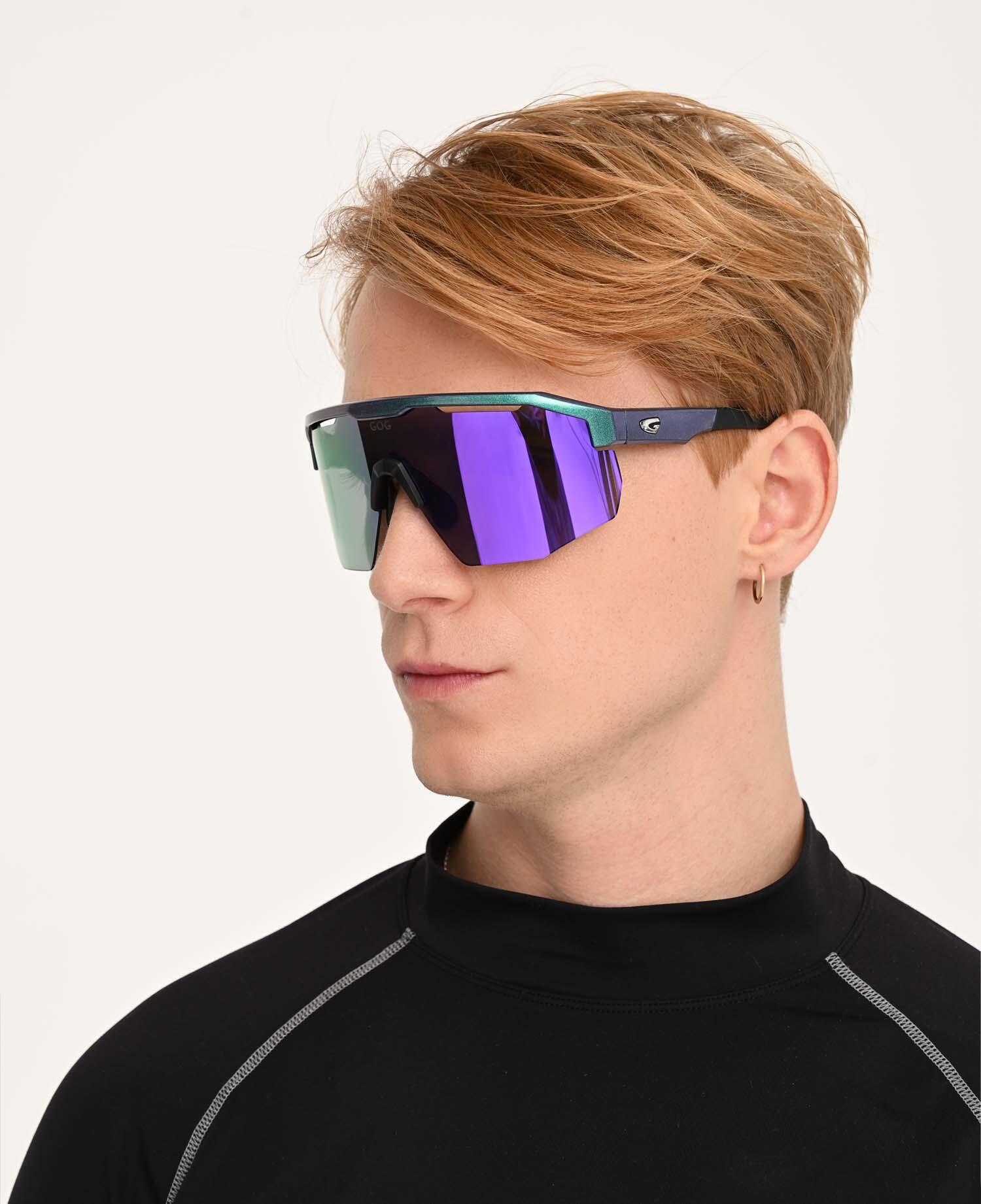 Okulary przeciwsłoneczne GOG Argo - met purple/green/reflex purple 3/7