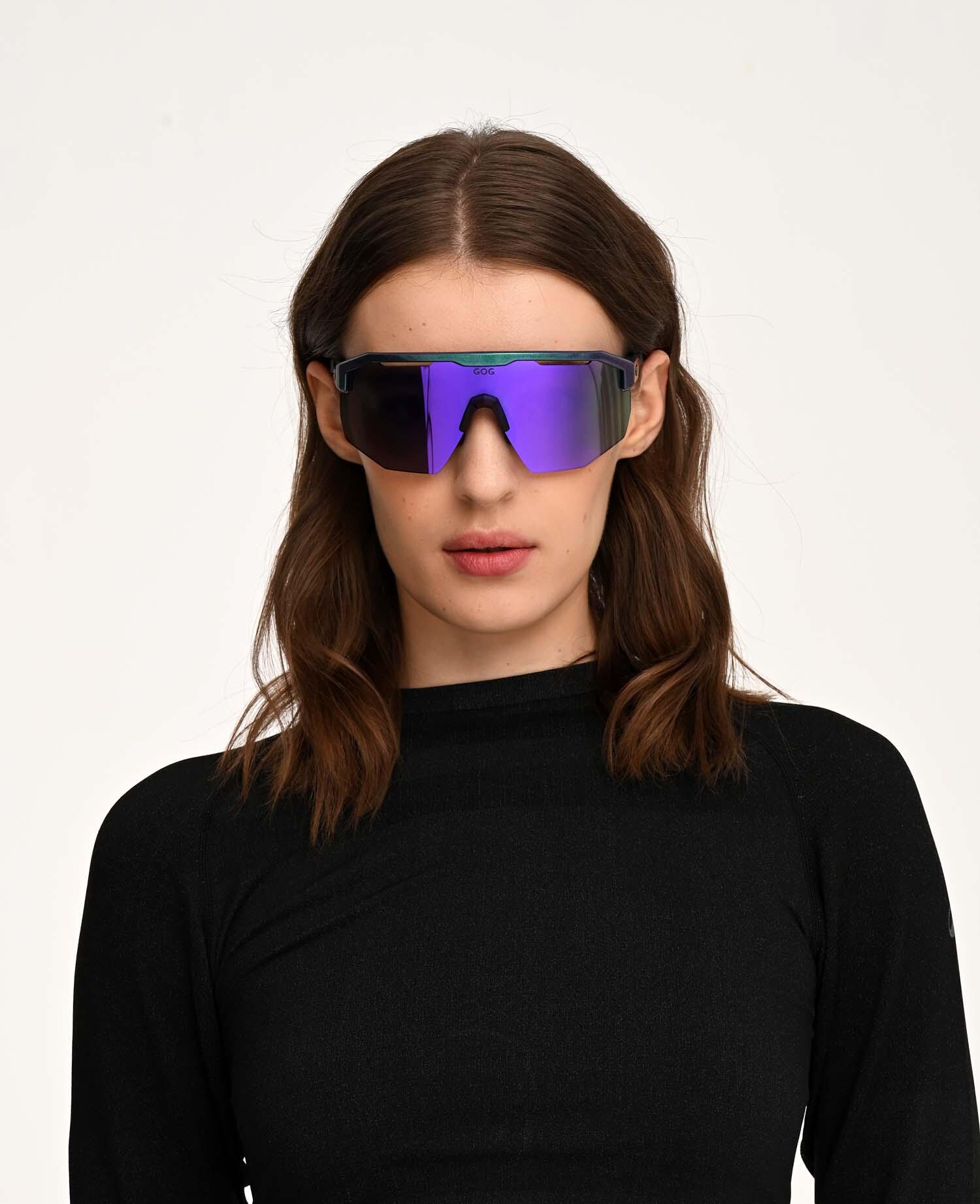 Okulary przeciwsłoneczne GOG Argo - met purple/green/reflex purple 4/7