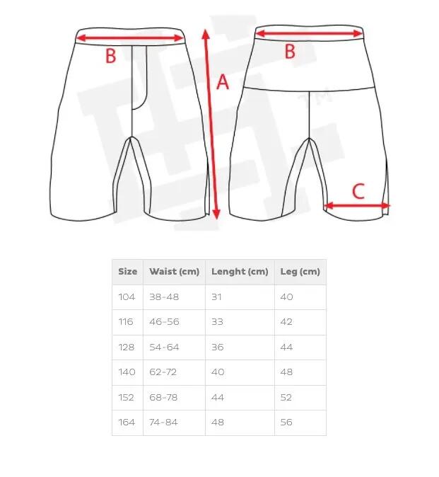 Short de grappling pour enfant MMA BJJ K1 EXTREME HOBBY ANGRY WASP 5/7
