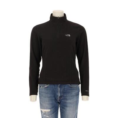 Tweedehands - dames tnf zwarte fleece trui - zeer goede staat