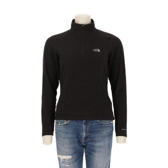 Second life - Damen TNF Schwarzer Fleece-Pullover - In sehr gutem Zustand