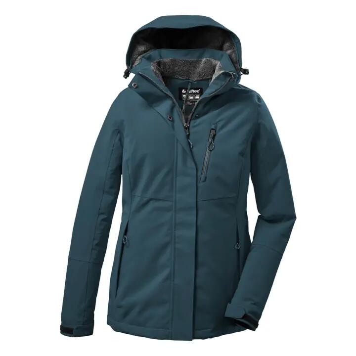 Women's hooded waterproof jacket Killtec Kow 170
