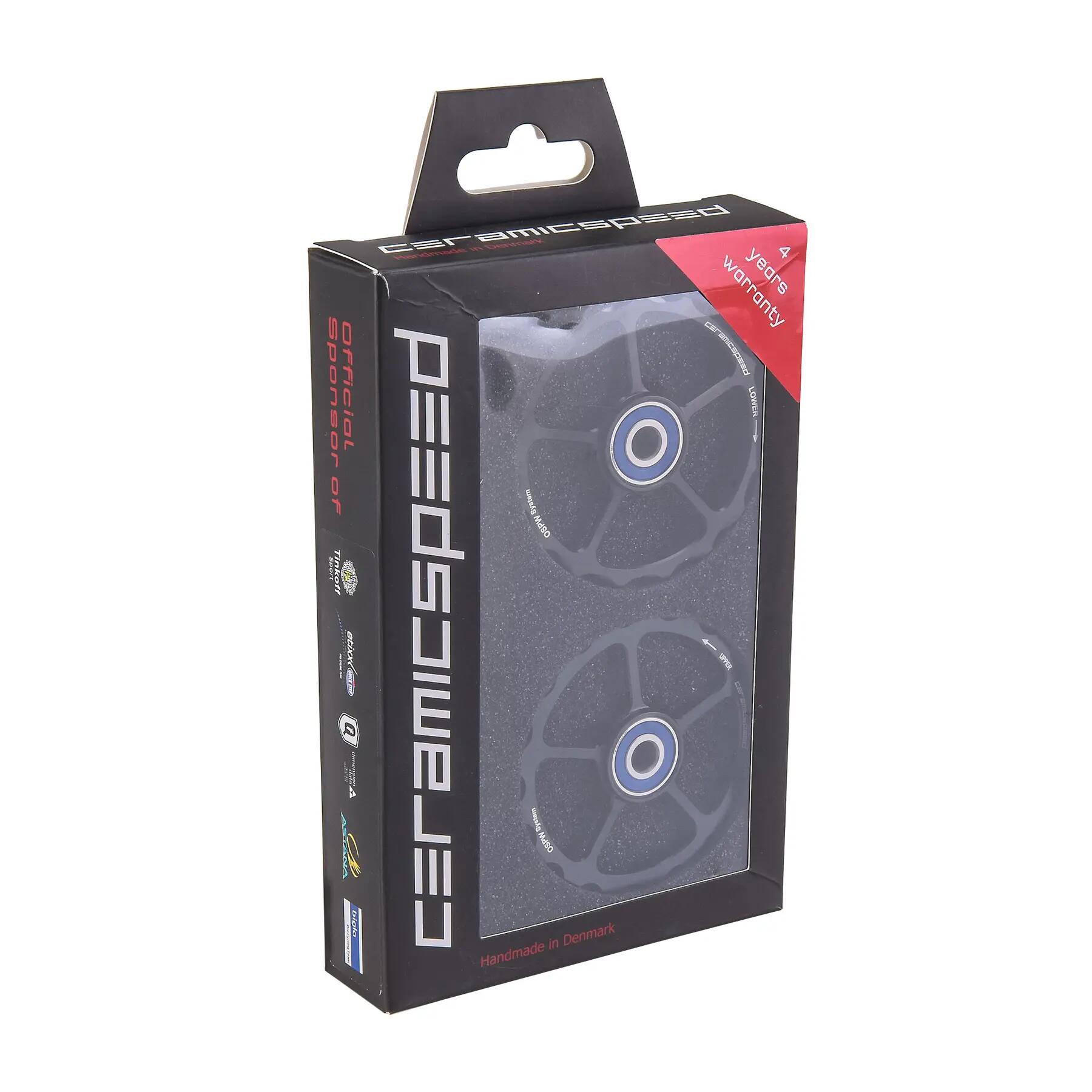 Rolle CeramicSpeed OS pulley wheels spare 17+17 3/3