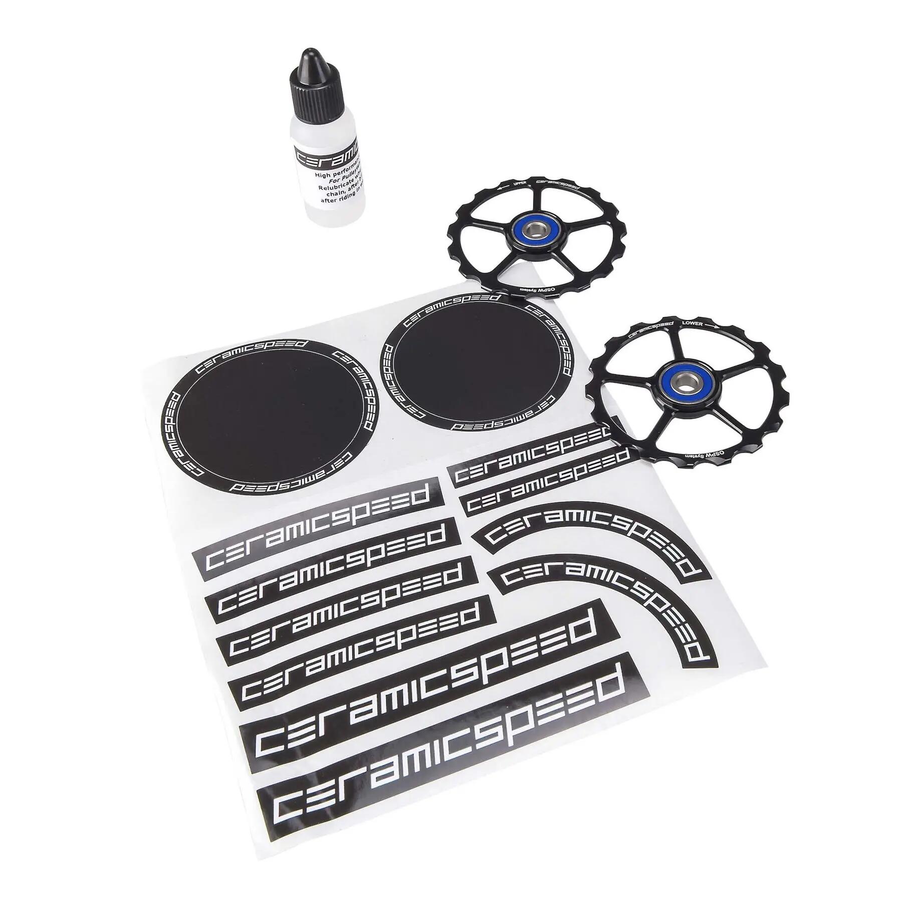 Rolle CeramicSpeed OS pulley wheels spare 17+17 2/3