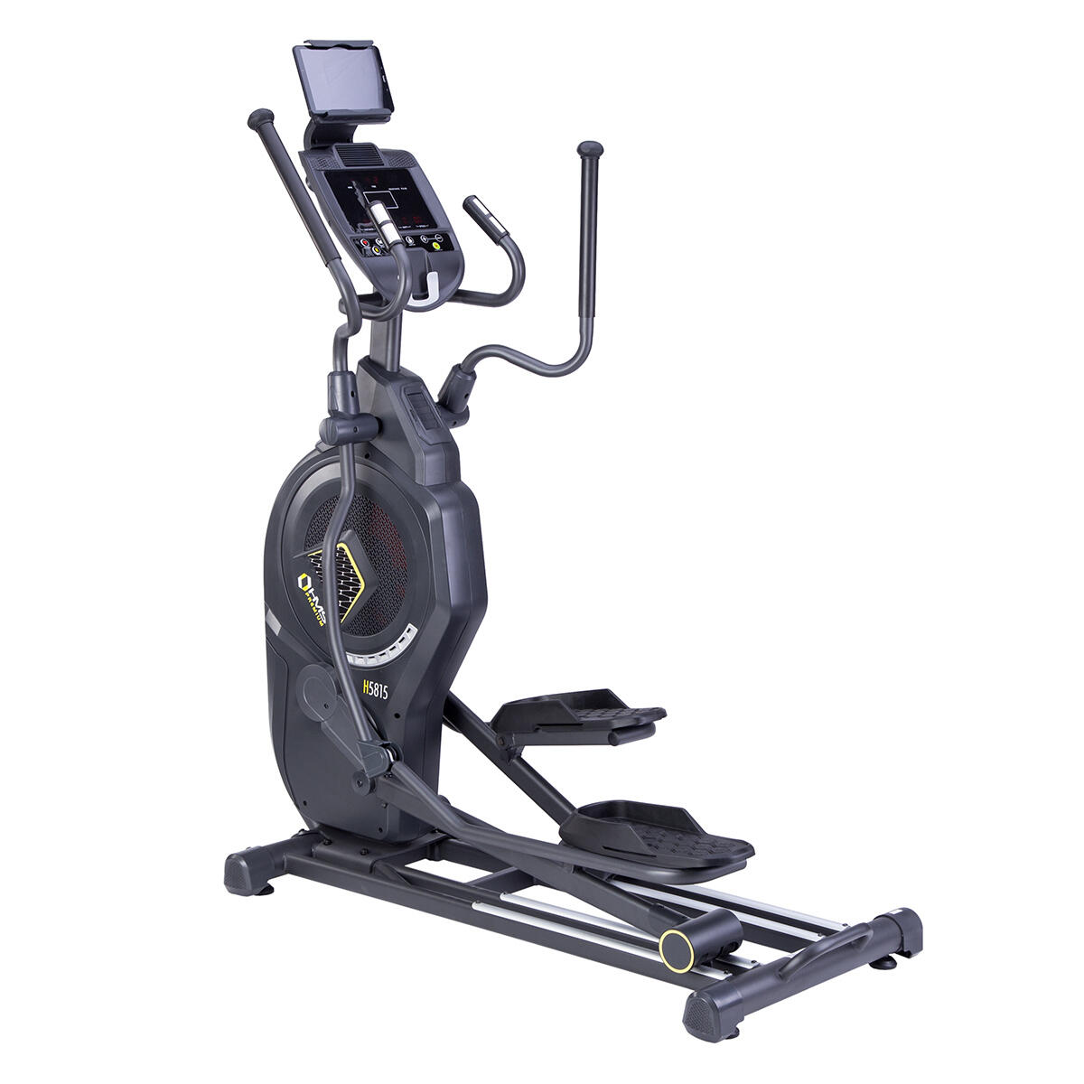 Hms Premium - Entraîneur Elliptique À Air Magnétique Semi-commercial Hms Premium H5815 - Vélo Elliptique - Jaune|noir - Taille Unique - Decathlon