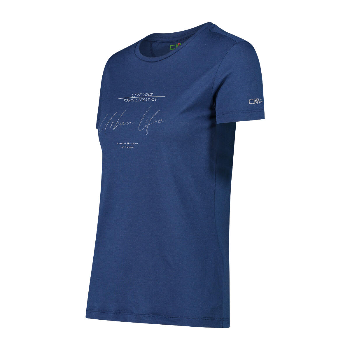 Camiseta de cuello redondo de lana merina para mujer CMP 3/3