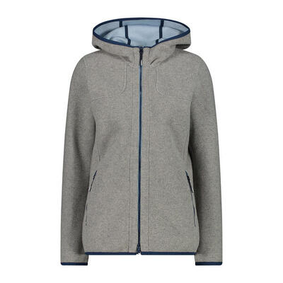 Dames lamswollen hoodie cmp