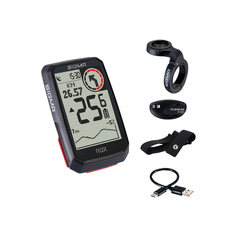 Cuentakilometros rox 4.0 gps negro hr