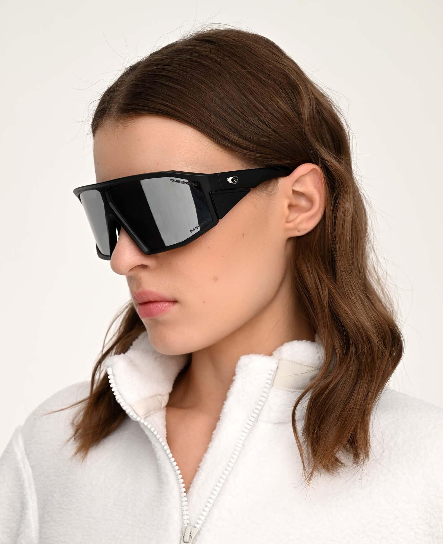 Okulary w góry GOG Lhotse - matt black/reflex silver 5/7