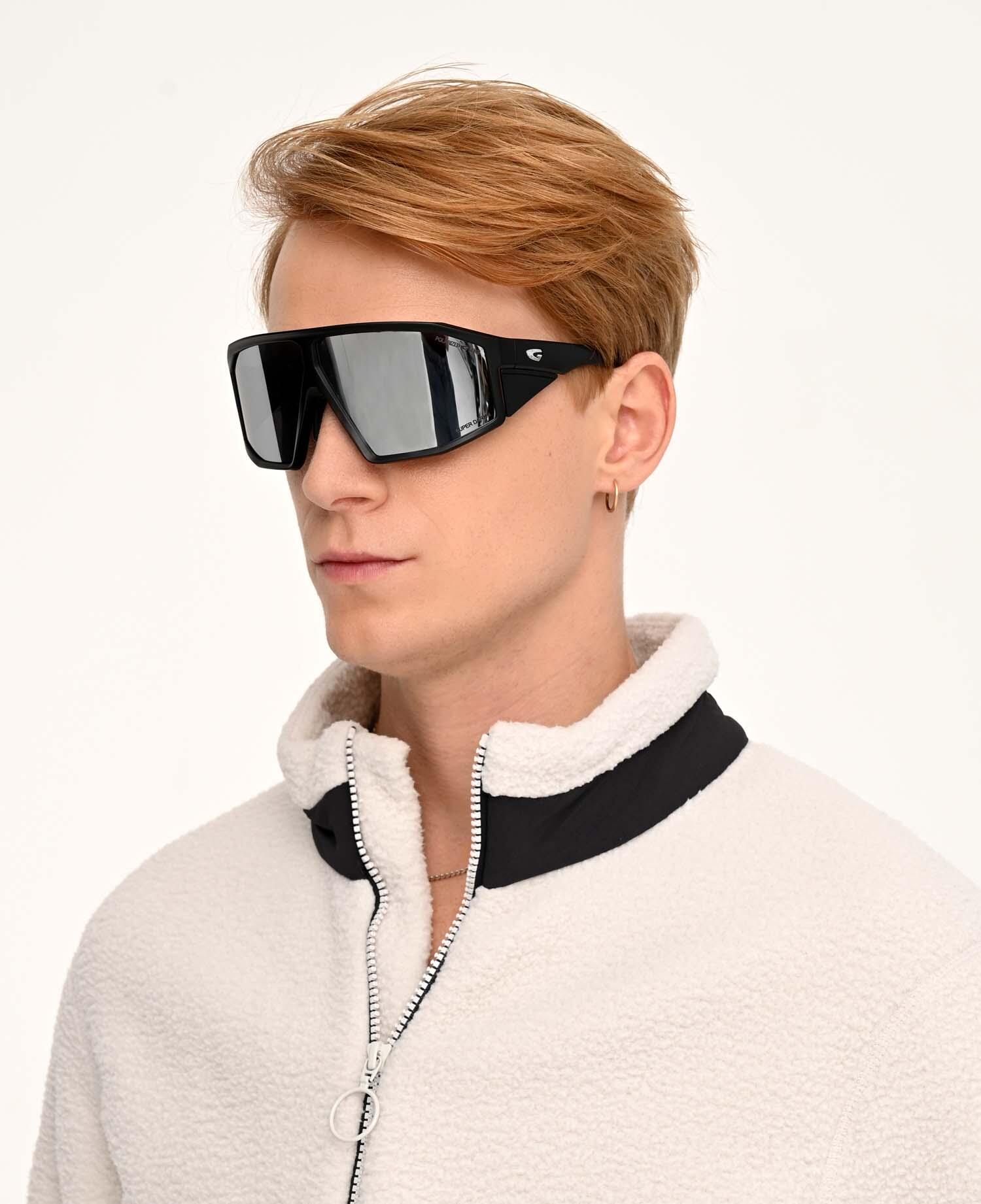 Okulary w góry GOG Lhotse - matt black/reflex silver 4/7