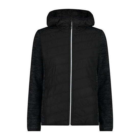 CMP Damen Fleecejacke Woman Jacket Hybrid Fix Hood 33H1876