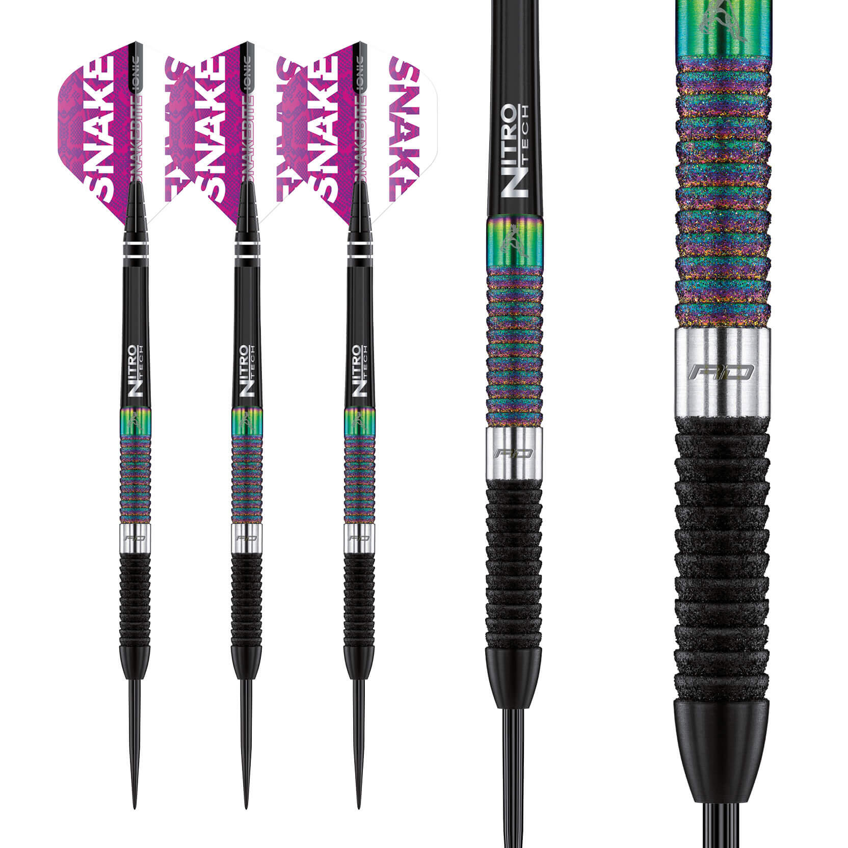 Peter Wright Snakebite WC Diamond SE 20g Darts Set including Flights and Shafts 4/5