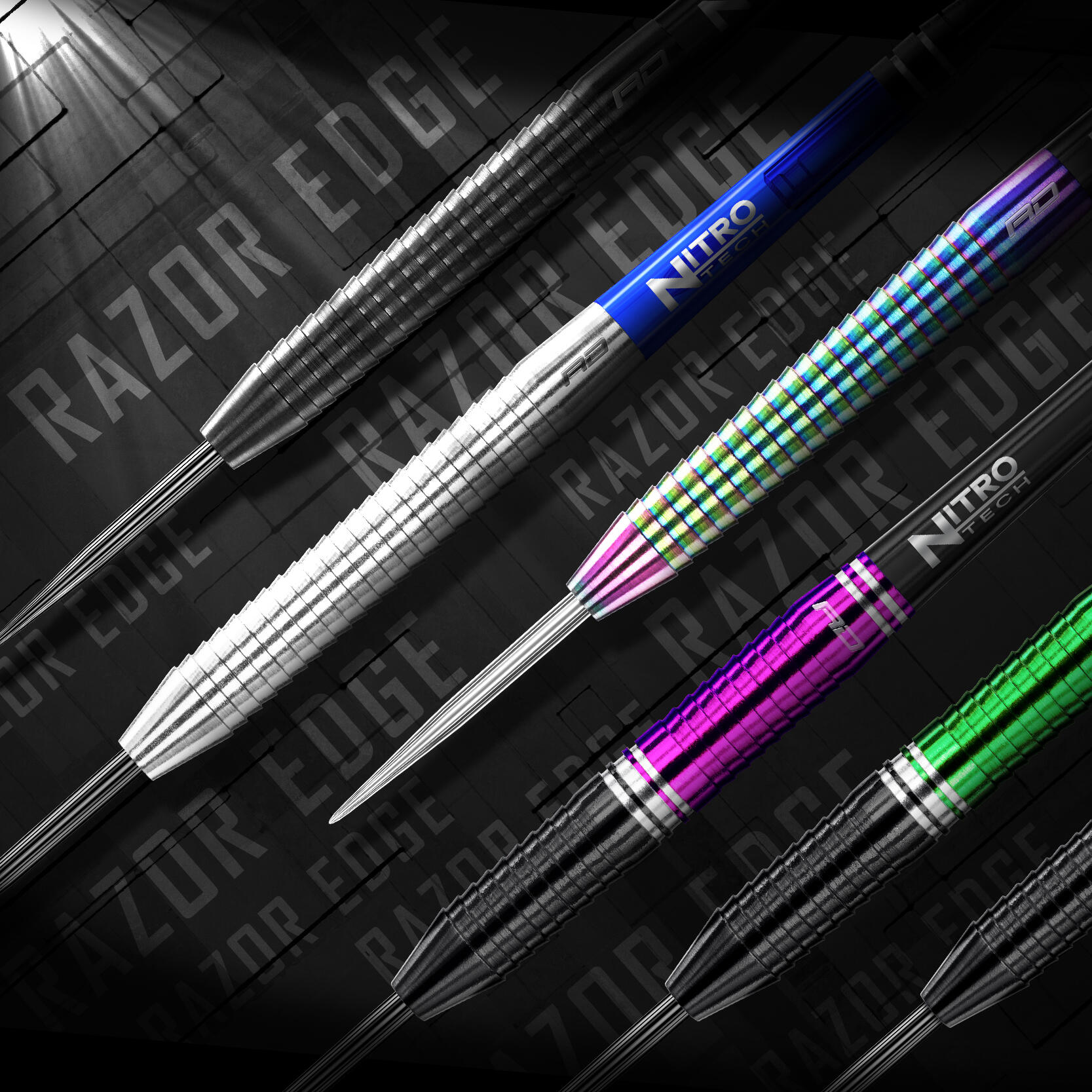 RED DRAGON Razor Edge ZX95 22g Tungsten Darts Set with Flights and