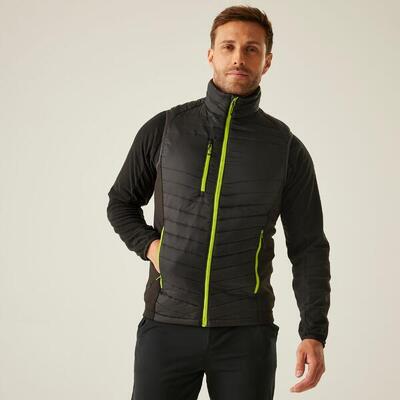 Jas hiking heren geïsoleerd stretchy bodywarmer