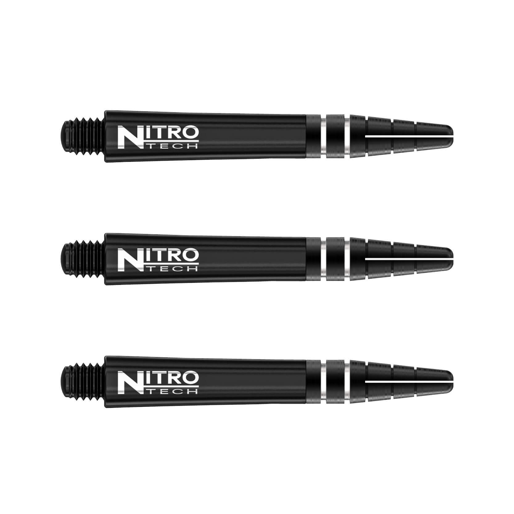 Red Dragon Nitrotech Short Stems - Solid Black - 3 sets per pack 2/5