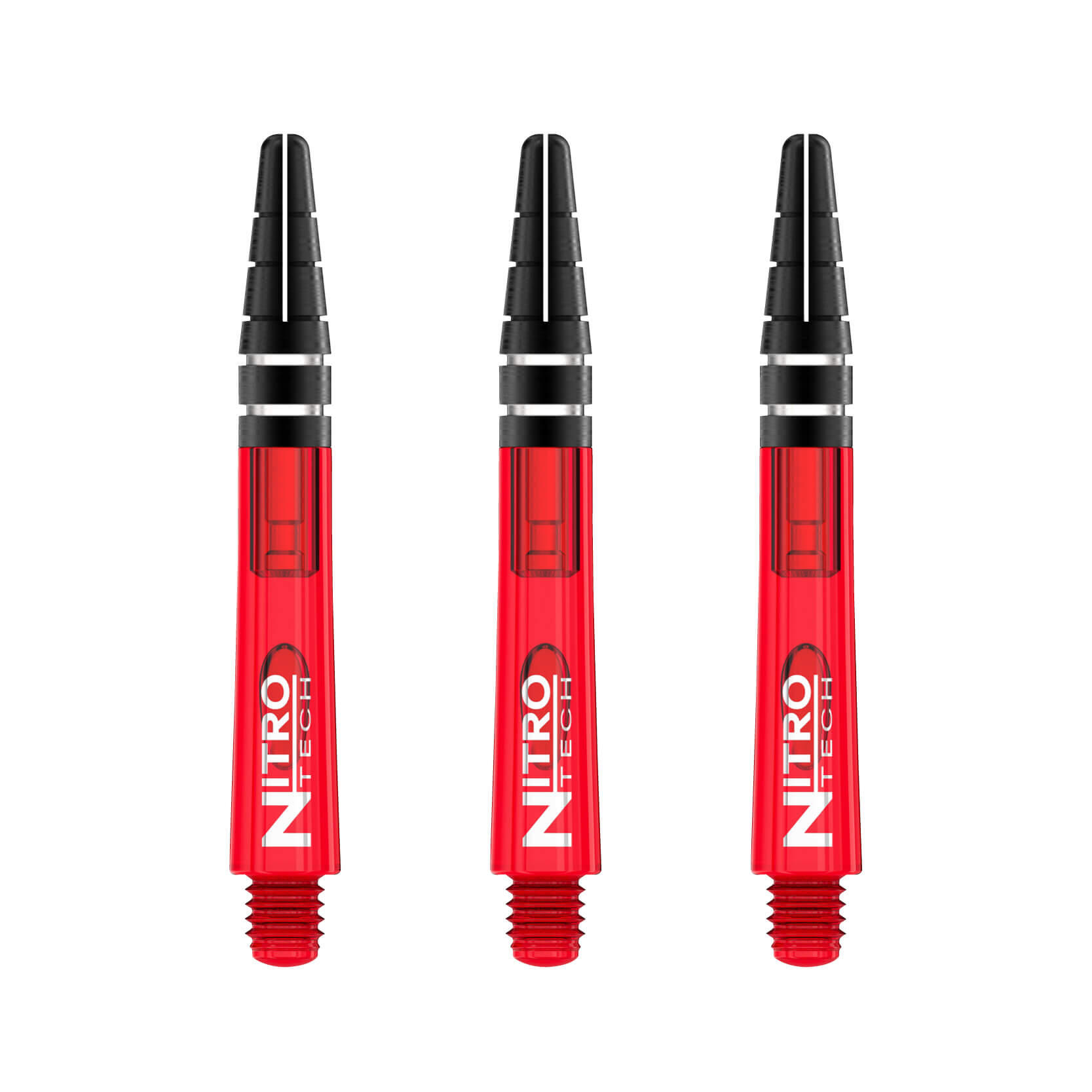 Red Dragon Nitrotech Short Stems - Red - 3 sets per pack 3/5